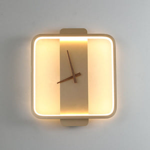 Moderne Minimalistisch Wanduhr mit LED-Beleuchtung