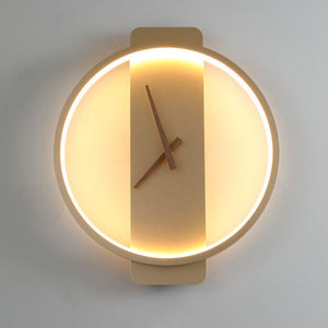 Moderne Minimalistisch Wanduhr mit LED-Beleuchtung