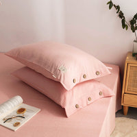 Knopf Design Weiches Kissenbezug Set