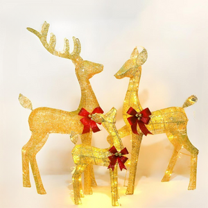 LED-Weihnachts-Rentier-Steckdekoration