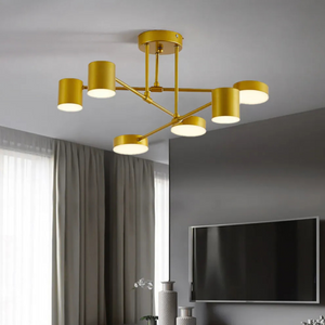 6-armige LED-Deckenleuchte
