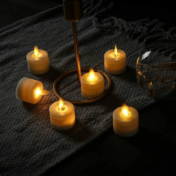 Flackernde Flammenlose LED-Kerzen