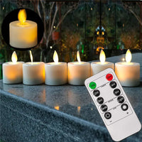 Flackernde Flammenlose LED-Kerzen