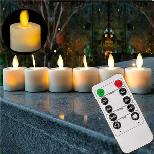 Flackernde Flammenlose LED-Kerzen