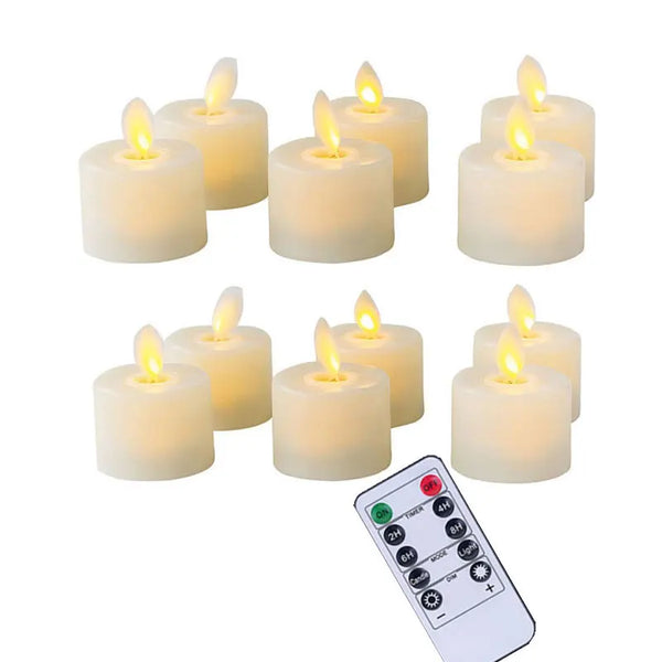 Flackernde Flammenlose LED-Kerzen