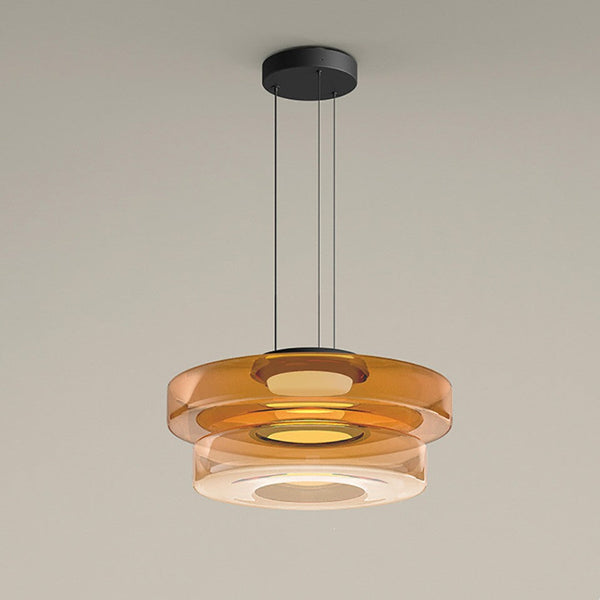 Moderne Geschichtete LED-Pendelleuchte