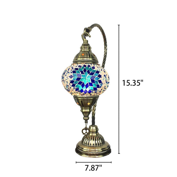 Bohemian LED-Tischlampe im türkischen Stil