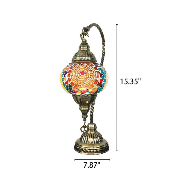Bohemian LED-Tischlampe im türkischen Stil