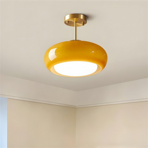 Retro-LED-Deckenleuchte in Kuppelform