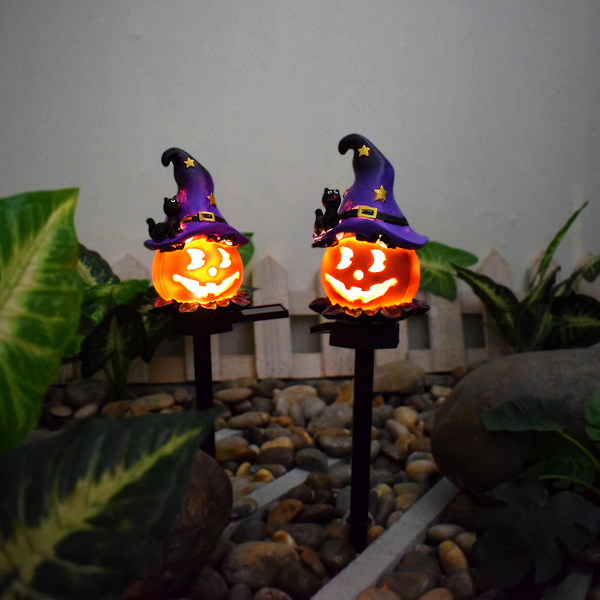 Dekorative LED-Solarleuchten für Halloween