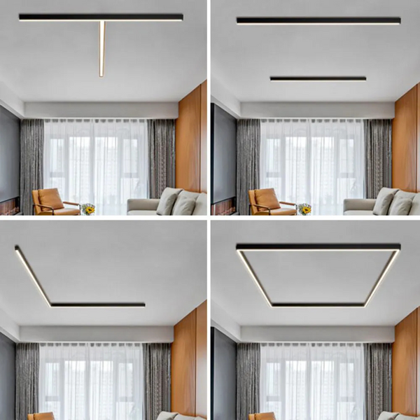 Moderne LED-Linear-Deckenleuchte