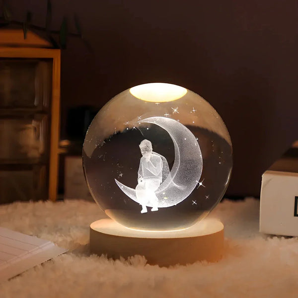 Festliche Weihnachts Kugel LED Nachtlicht