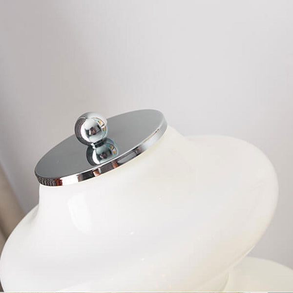 Moderne Led-tischlampe Im Wellen Design