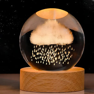 Festliche Weihnachts Kugel LED Nachtlicht