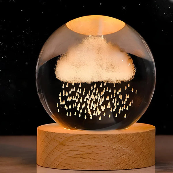 Festliche Weihnachts Kugel LED Nachtlicht
