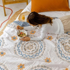 Weiche Wendedecke mit Mandala-Druck