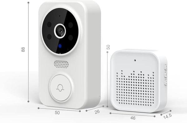 Drahtlose intelligente Türklingel mit Bewegungssensor und HD-Kamera
