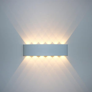Moderne stilvolle Wetterfeste LED-Wandleuchte