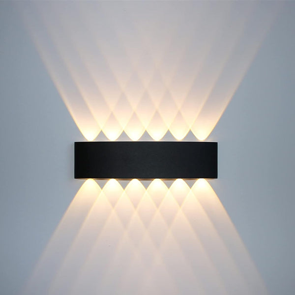 Moderne stilvolle Wetterfeste LED-Wandleuchte