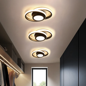 Minimalistische LED Deckenleuchte Im Halo Design