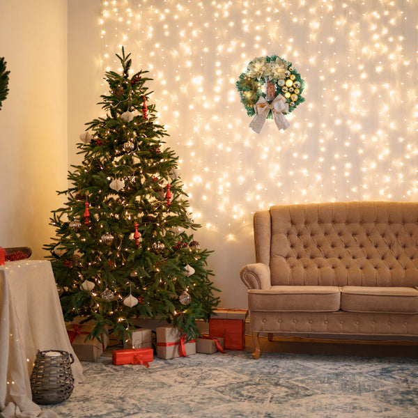 LED Weihnachts Kranz Ornament