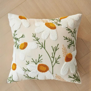 Kissenbezug mit Blumenmuster