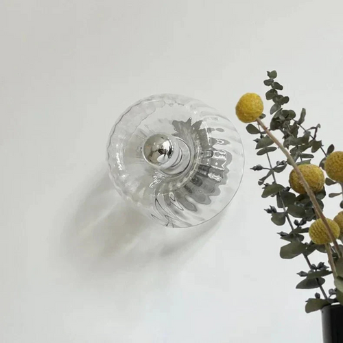 Glasprisma LED-Wandleuchte
