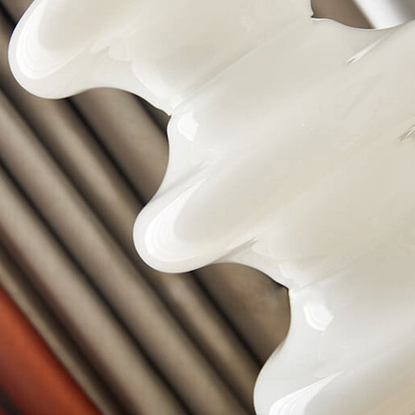 Moderne Led-tischlampe Im Wellen Design
