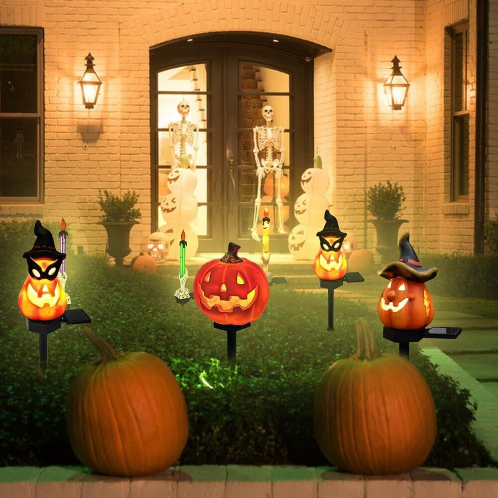 Dekorative LED-Solarleuchten für Halloween