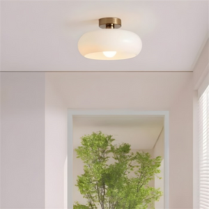 Retro-LED-Deckenleuchte in Kuppelform