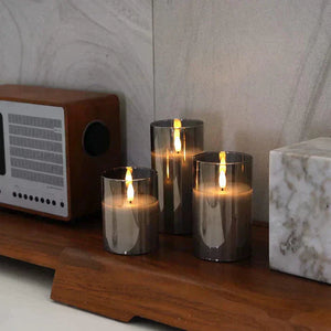 Moderne LED Flackerkerzen