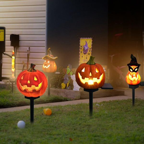 Dekorative LED-Solarleuchten für Halloween
