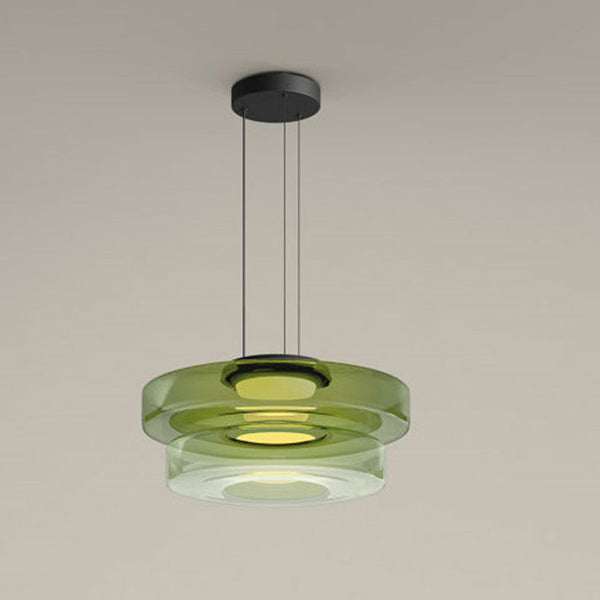 Moderne Geschichtete LED-Pendelleuchte