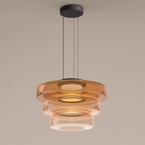 Moderne Geschichtete LED-Pendelleuchte