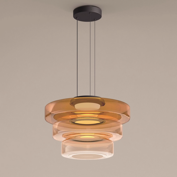 Moderne Geschichtete LED-Pendelleuchte