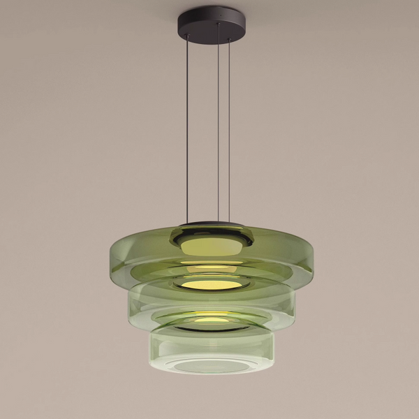 Moderne Geschichtete LED-Pendelleuchte