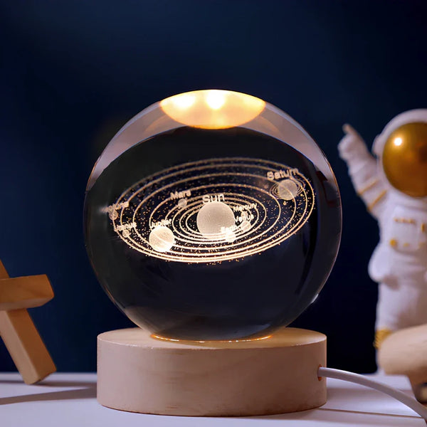Festliche Weihnachts Kugel LED Nachtlicht