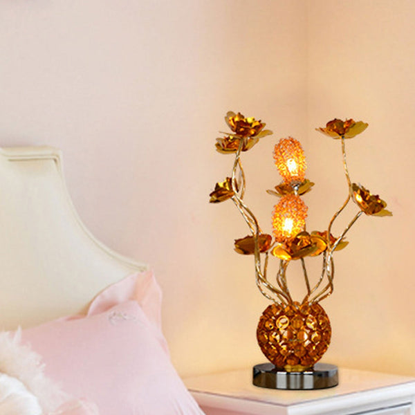 LED Moderne Blumen Tischlampe
