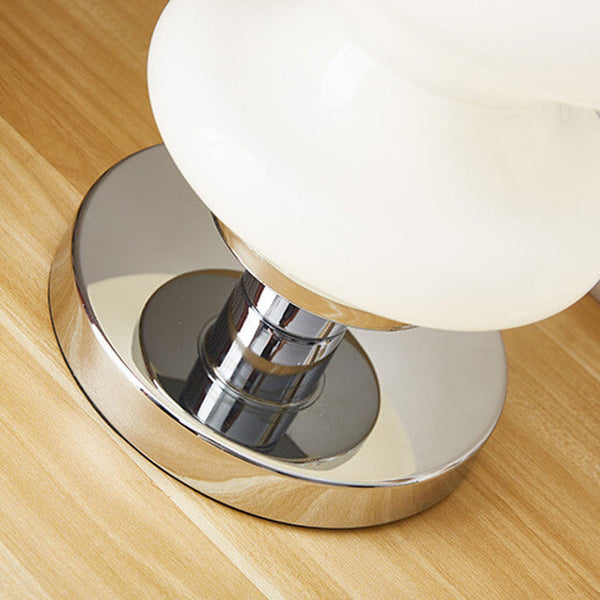 Moderne Led-tischlampe Im Wellen Design
