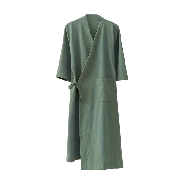 Stilvoller weicher Kimono-Bademantel