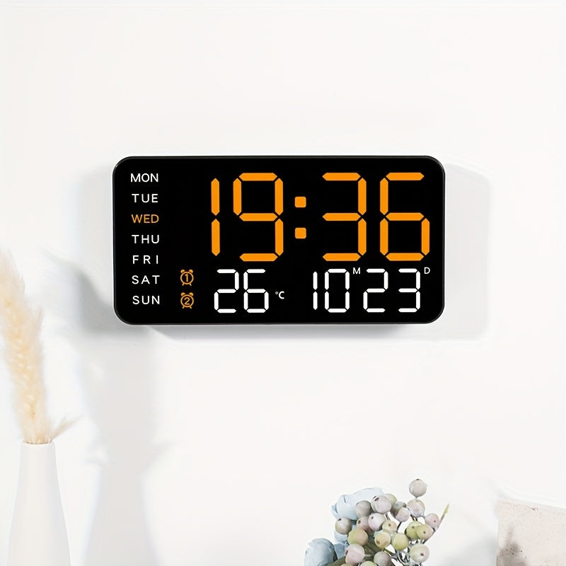 LED-Digitalwecker mit Temperatur- und Kalenderanzeige