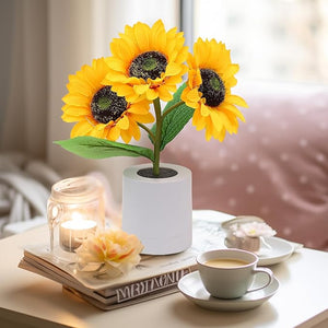 Sonnenblume LED Moderne Tischlampe