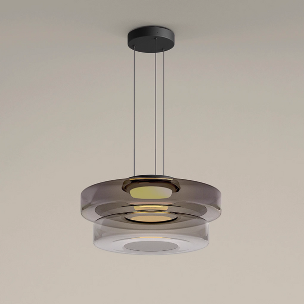 Moderne Geschichtete LED-Pendelleuchte
