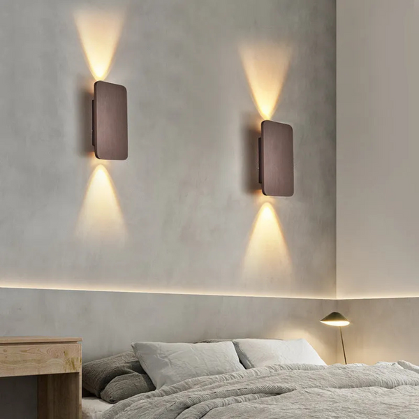 Moderne Quadratische Stilvolle LED-Wandleuchte