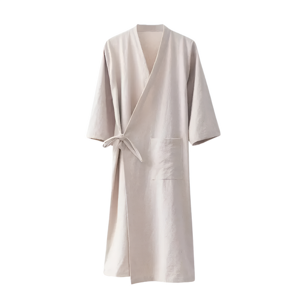 Stilvoller weicher Kimono-Bademantel