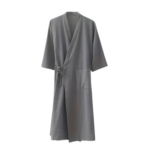 Stilvoller weicher Kimono-Bademantel