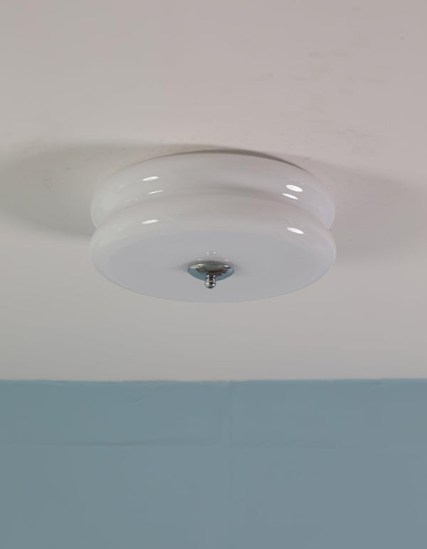 Runde LED-Deckenleuchte im Weinlese-Stil