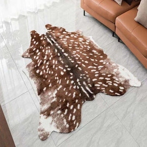 Teppich mit Hirschmotiv für das Wohnzimmer