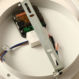 Moderne Beleuchtete LED-Wanduhr
