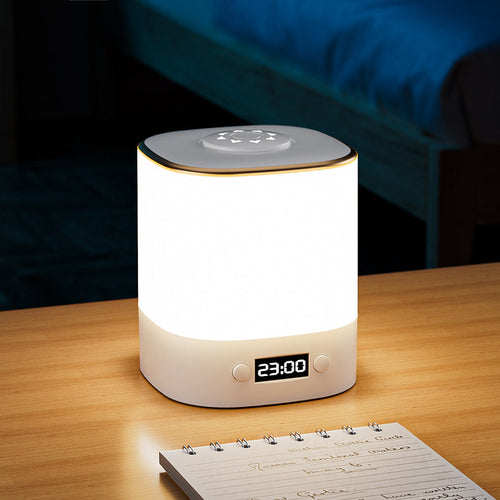 Moderne rechteckige LED-Wecker-Tischlampe
